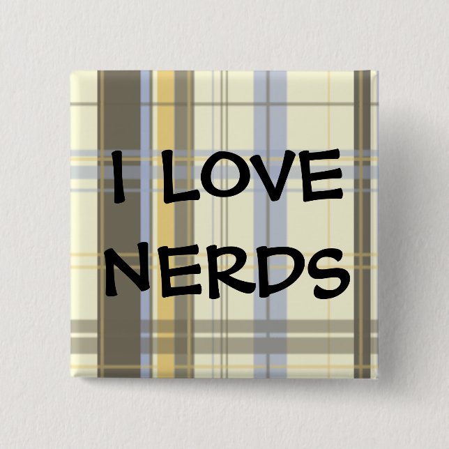 I LIEBE-NERDS BUTTON (Vorderseite)