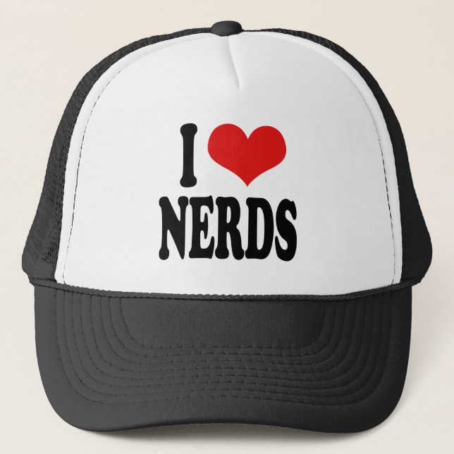 I Liebe-Nerds Truckerkappe (Vorderseite)