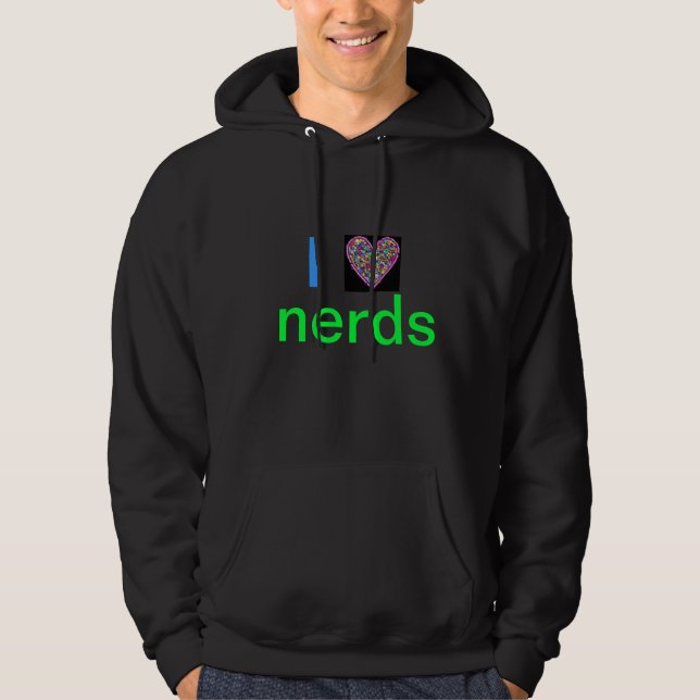 I Liebe-NerdsHoodie Hoodie (Vorderseite)