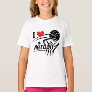 I Liebe Netball T-Shirt