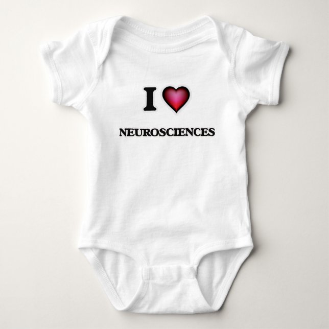 I Liebe Neurowissenschaften Baby Strampler (Vorderseite)