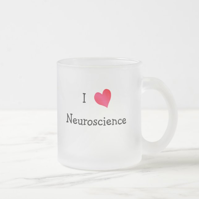 I Liebe Neurowissenschaften Mattglastasse (Rechts)