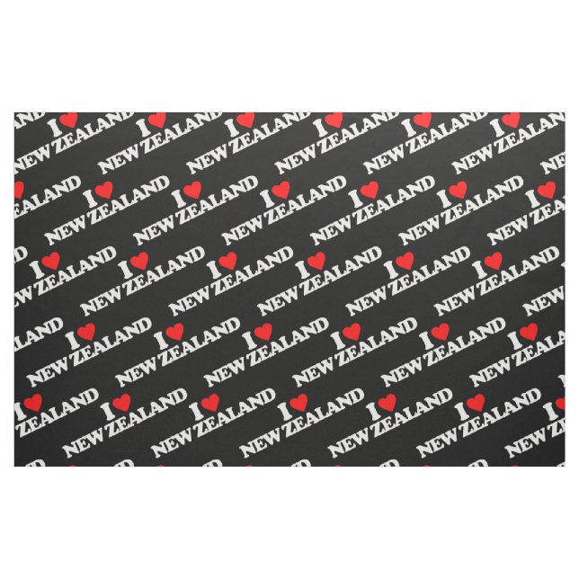I LIEBE NEUSEELAND STOFF (Fat Quarter (45,7 x 55,9 cm))