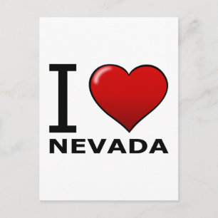 I LIEBE NEVADA POSTKARTE