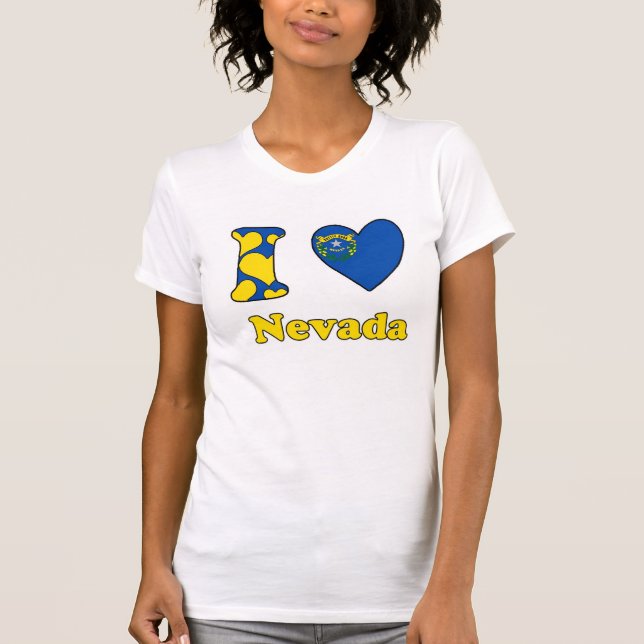 I Liebe Nevada T-Shirt (Vorderseite)