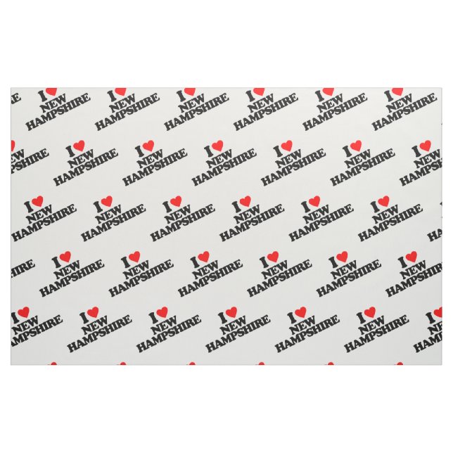 I LIEBE NEW HAMPSHIRE STOFF (Fat Quarter (45,7 x 55,9 cm))