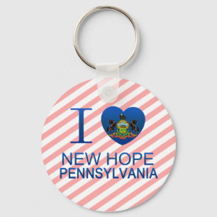 I Liebe New Hope, PA Schlüsselanhänger