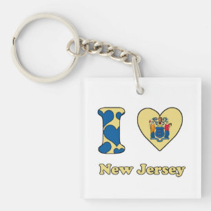 I Liebe New Jersey Schlüsselanhänger