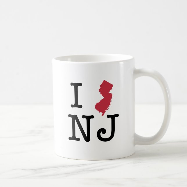 I Liebe New-Jersey Tasse (Rechts)