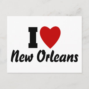 I Liebe New Orleans Postkarte