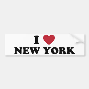 I Liebe New York Autoaufkleber