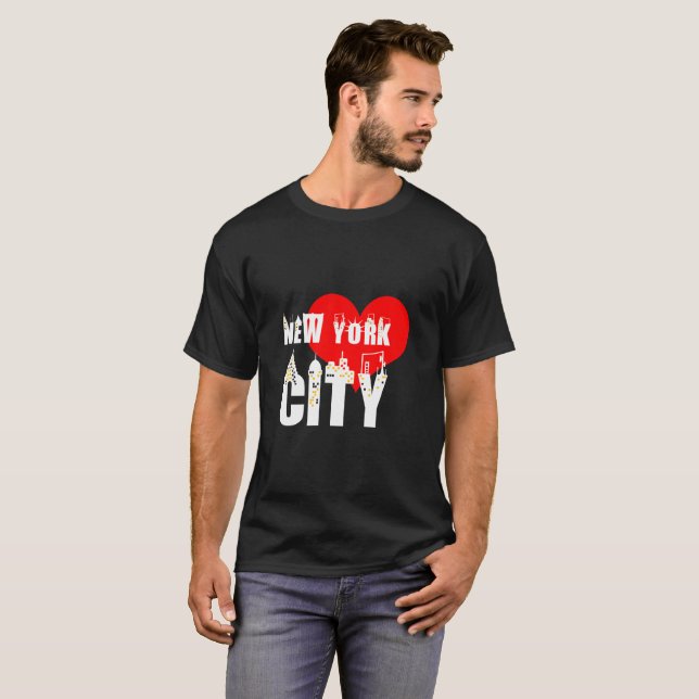 I Liebe New York City schön T-Shirt (Vorne ganz)