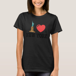 I Liebe New York City Statue of Liberty Heart Desi T-Shirt