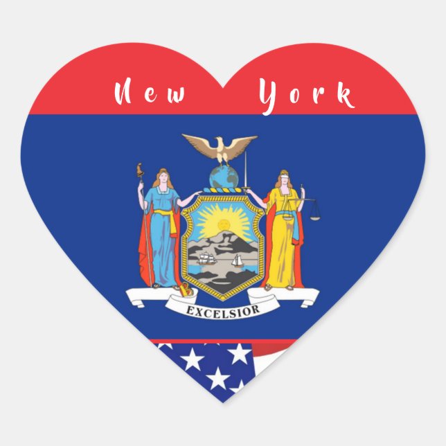 I Liebe New York Herz-Aufkleber (Vorderseite)