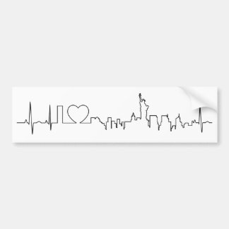 I Liebe New York in einer außerordentlichen Art Autoaufkleber