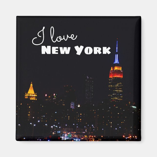 I Liebe New York Kühlschrank Magnet (Vorne)