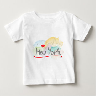 I Liebe New York, New York Baby T-shirt