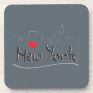 I Liebe New York, New York Getränkeuntersetzer