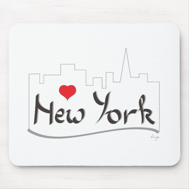 I Liebe New York, New York Mousepad (Vorne)