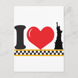 I Liebe New York Postkarte