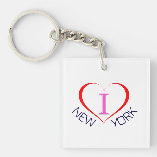 I Liebe New York Schlüsselanhänger (Vorderseite)
