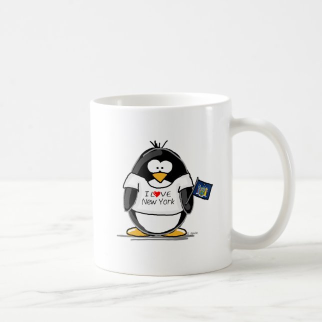 I Liebe-New YorkPenguin Tasse (Rechts)
