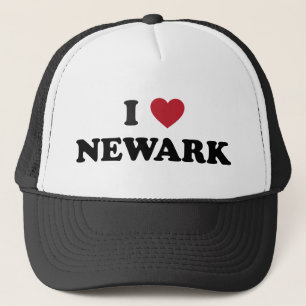 I Liebe Newark New-Jersey Truckerkappe