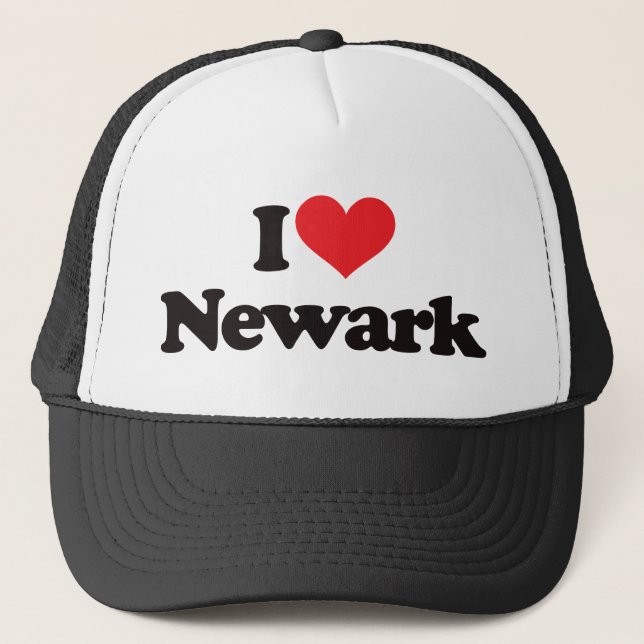 I Liebe Newark Truckerkappe (Vorderseite)