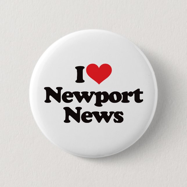 I Liebe-Newport-Nachrichten Button (Vorderseite)