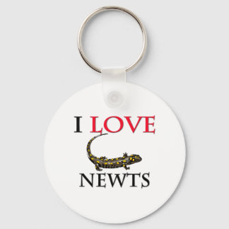 I Liebe Newts Schlüsselanhänger