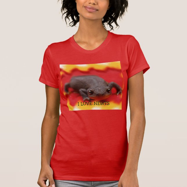 I Liebe Newts T - Shirt (Vorderseite)