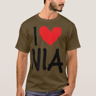I Liebe Nia Name Personalisiert Girl BESTE FREUNDI T-Shirt