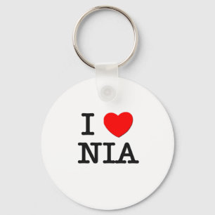 I Liebe Nia Schlüsselanhänger