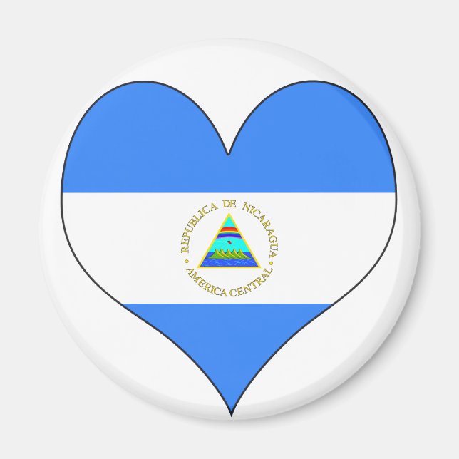 I Liebe Nicaragua Magnet (Vorne)
