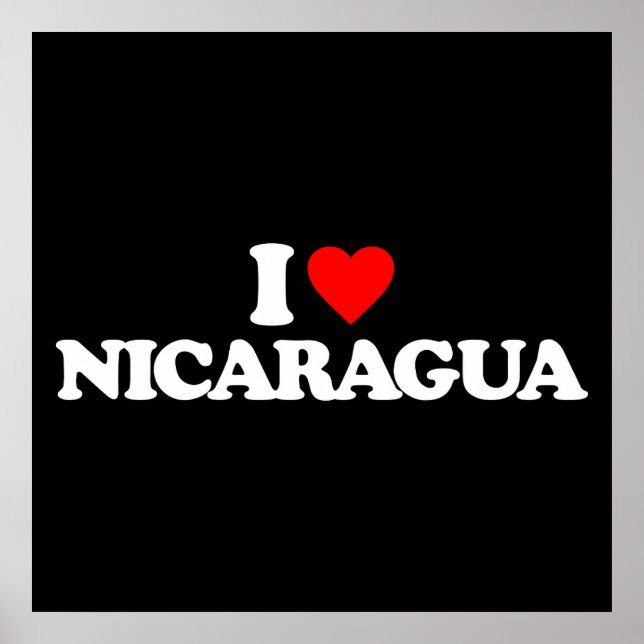I LIEBE NICARAGUA POSTER (Vorne)