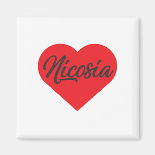 I Liebe Nicosia - Zypern Magnet