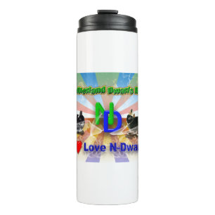 I Liebe Niederlande Zwarf Bunnies Thermosbecher