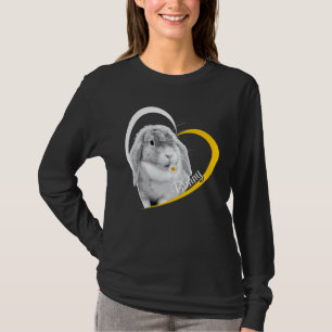I Liebe Niedliches sonniges Kaninchen Sonnige Blum T-Shirt