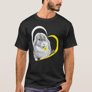 I Liebe Niedliches sonniges Kaninchen Sonnige Blum T-Shirt
