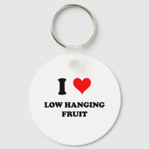 I Liebe-niedrige hängende Frucht Schlüsselanhänger