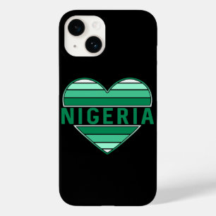 I Liebe Nigeria, nigerianisches Herz Case-Mate iPhone 14 Hülle