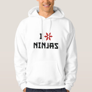 I Liebe Ninjas Hoodie