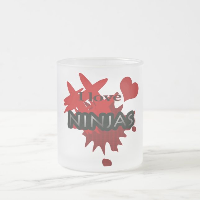 I Liebe Ninjas Tasse (Mittel)