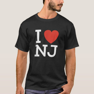 I Liebe NJ Heart for New Jersey Lovers4png4 T-Shirt