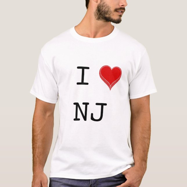 I Liebe NJ T-Shirt (Vorderseite)