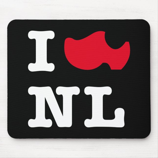 I Liebe NL Mousepad (Vorne)