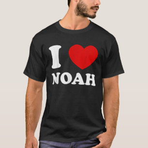 I Liebe Noah I Heart Noah Funny Noah T-Shirt