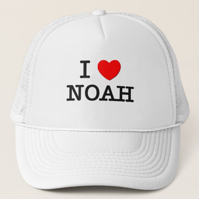 I Liebe Noah Truckerkappe (Vorderseite)