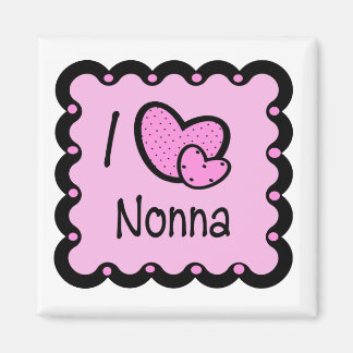 I Liebe Nonna Niedlich T - Shirt Magnet