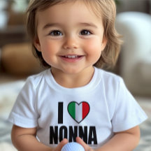 I LIEBE NONNA personalisiert Niedlich weiß